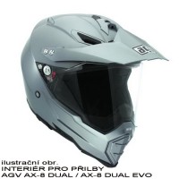 AGV AX-8 DUAL / AX-8 DUAL EVO náhradní interiér (čepička) vel.XXL